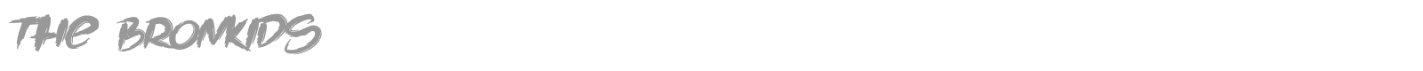 The Bronkids font preview